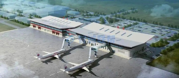 玉樹機場效果圖